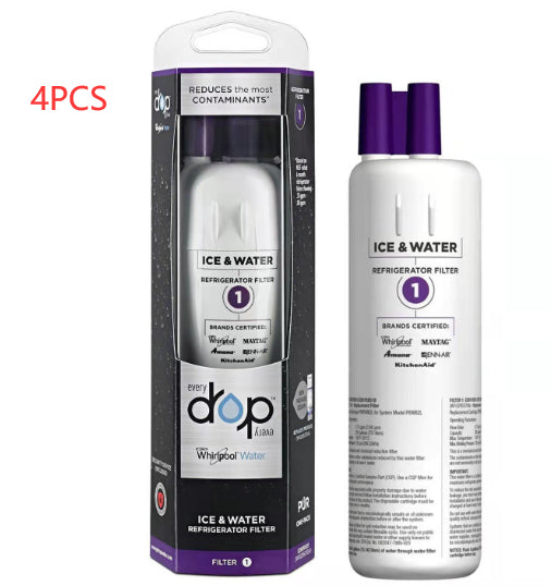Refrigerator Filter Element Water Filter EDR1RXD1 Capacity: 200 gallons (1 to 4 Pack)