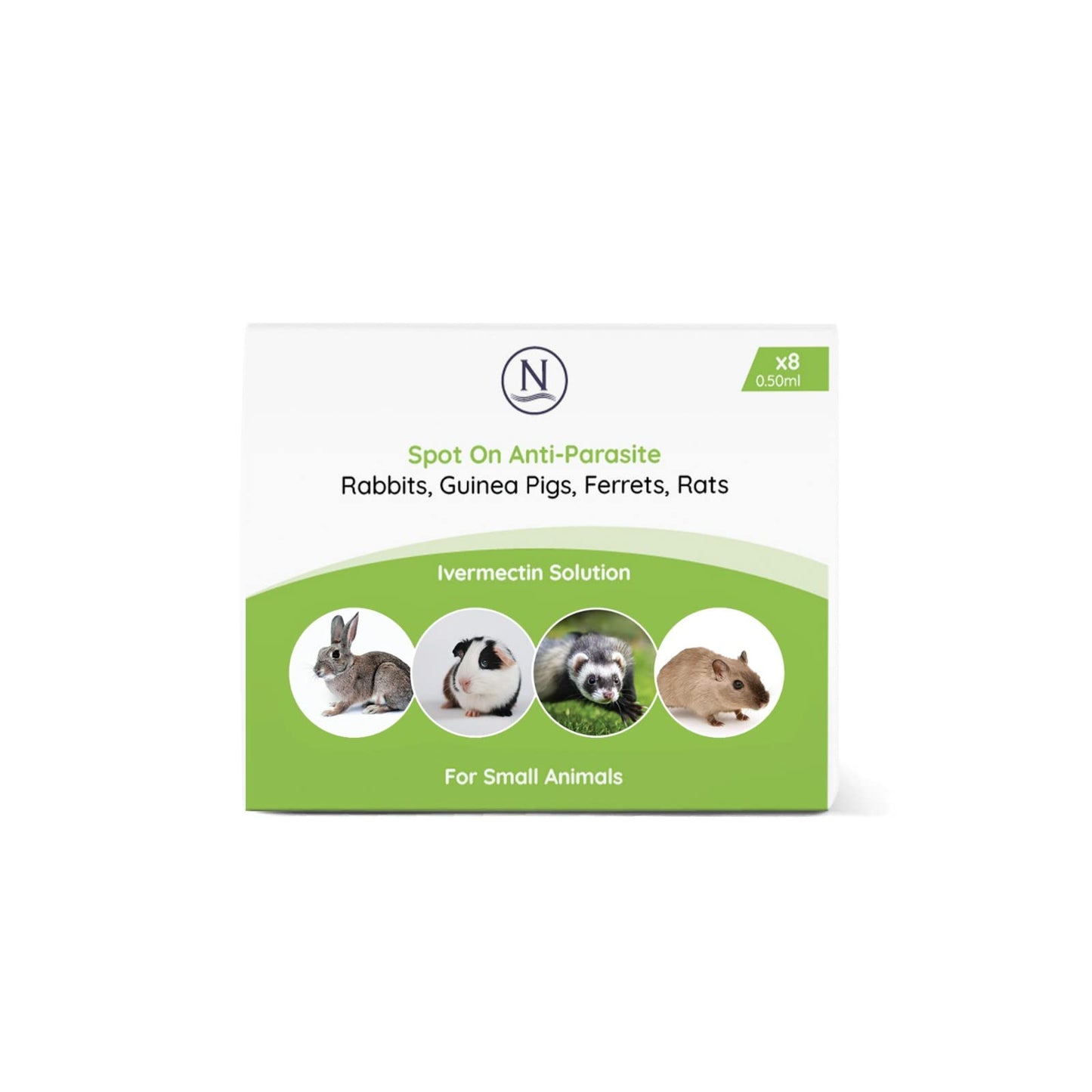 Cat Flea Treatment Spot On x 6 - Flea Treatment Cat Spot On for Cats & Kittens Over 1kg - 6 Pipettes, 6 Doses - Fast-Acting FleaSolve Solution