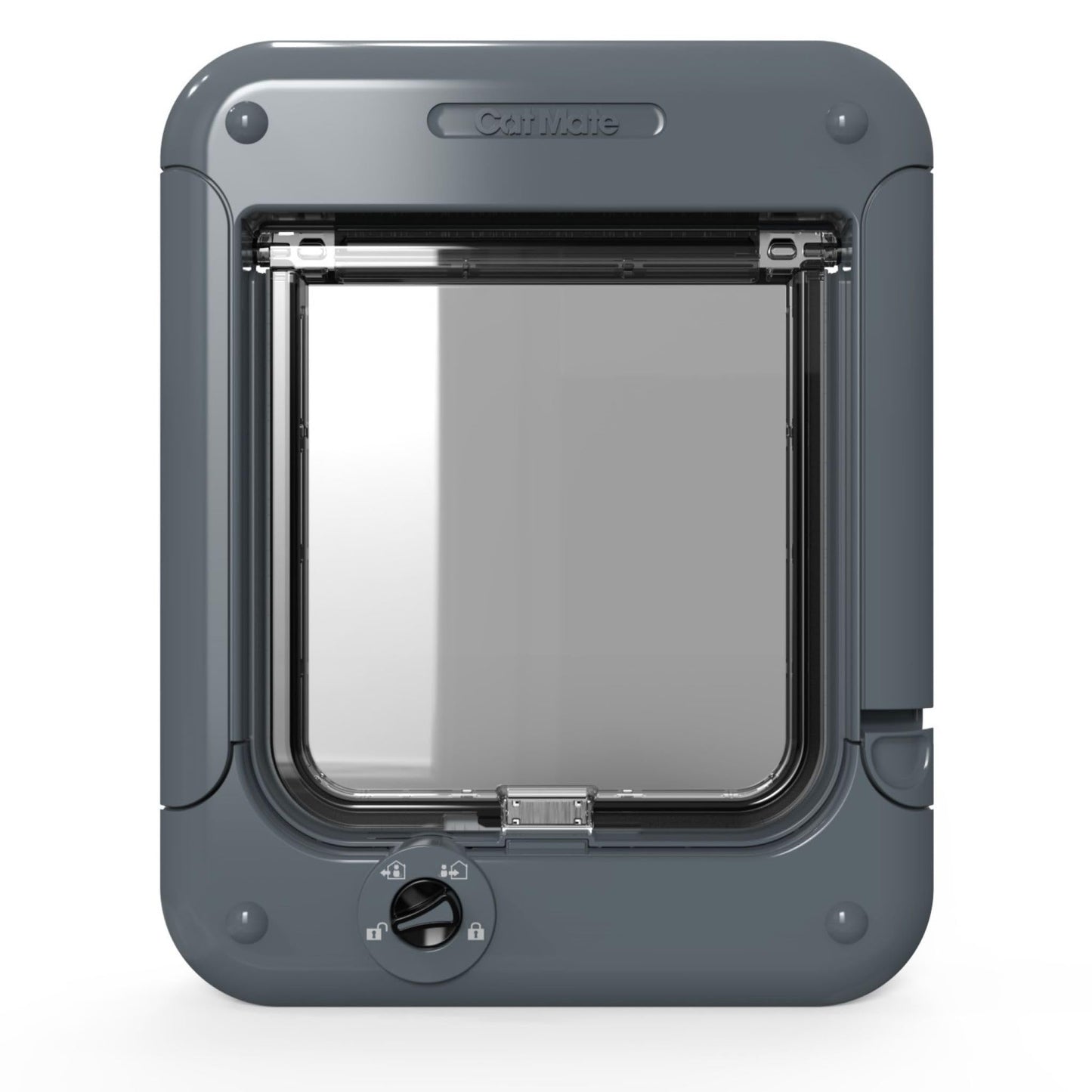 Cat Mate 4-Way Locking Cat Flap, Easy Installation in UPVC Doors, Glass, and Wooden Doors - White