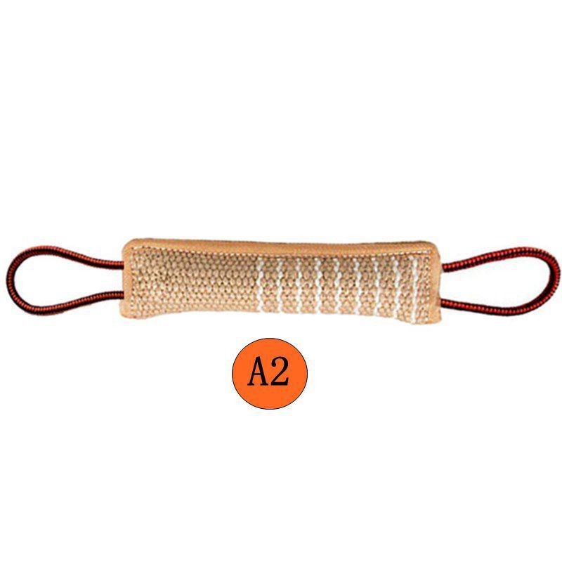 TUGME 30cm Molar Coarse Hemp Biting Stick, Bite-resistant Training Dog Stick, Dog Biting Stick, Dog Playing