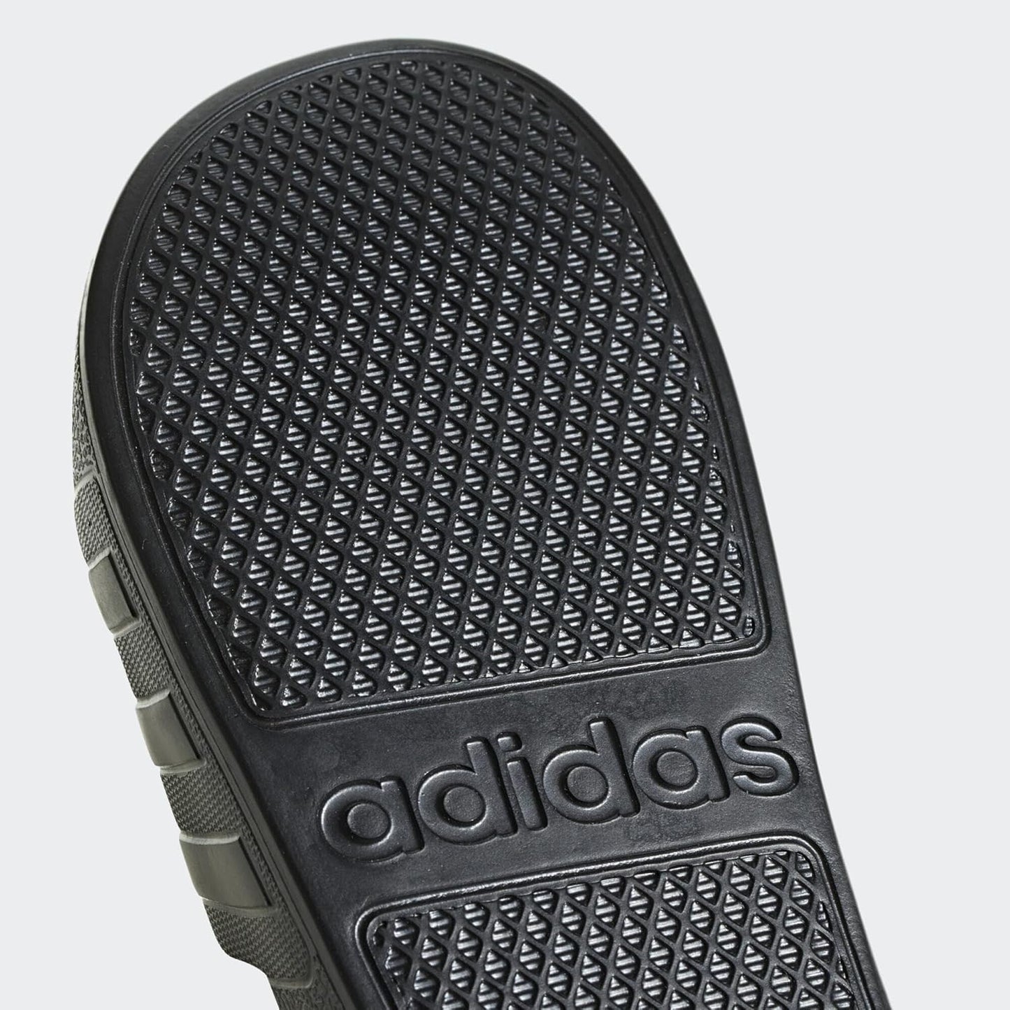 adidas Unisex Adilette Aqua Slides, Core Black/Core Black/Core Black, 12 UK