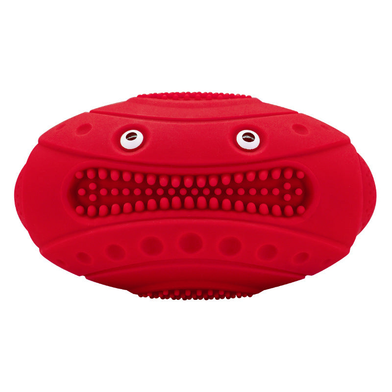 TUGME Creative Frog Rugby Water Floating Dog Toy Sound