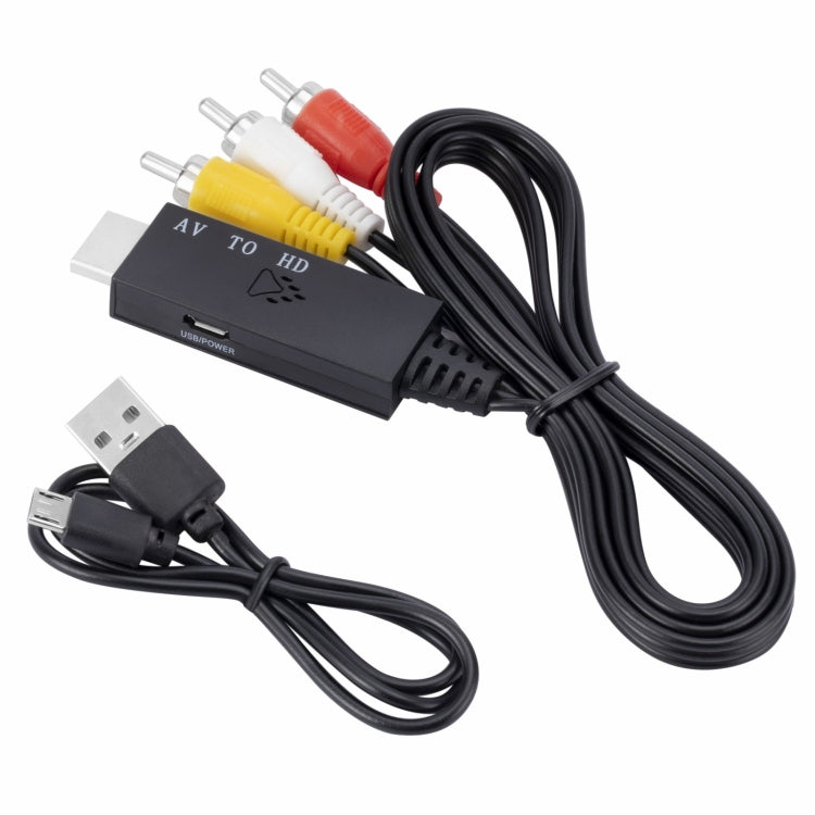 AV to HDMI 1080P HD Converter, Length: 1m, AV to HDMI