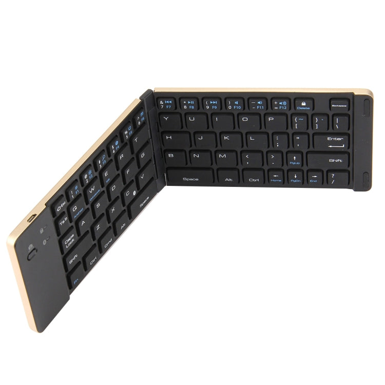 F66 Foldable Bluetooth Wireless 66 Keys Keyboard, Support Android / Windows / iOS, F66 2-Folding 66 Keys Rose Gold, F66 2-Folding 66 Keys Silver, F66 2-Folding 66 Keys Black, F66 2-Folding 66 Keys Gold