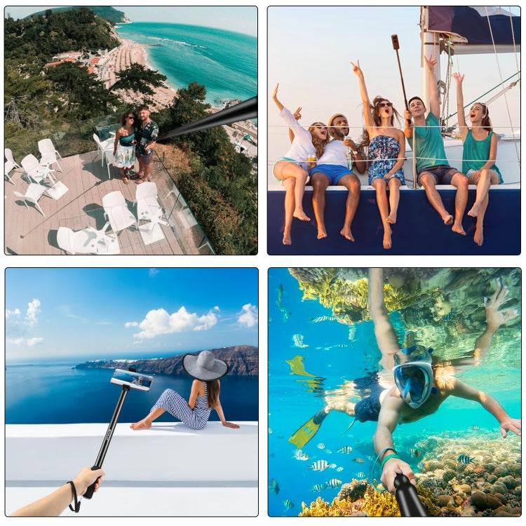 PULUZ 2m Metal Selfie Stick Monopod for Insta360 One RS / X2 / X3, 2m Monopod