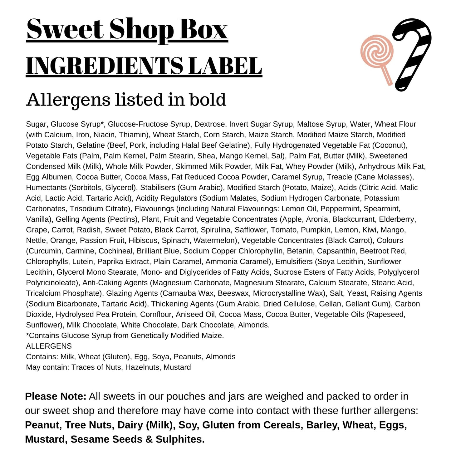 Sweet Shop Box