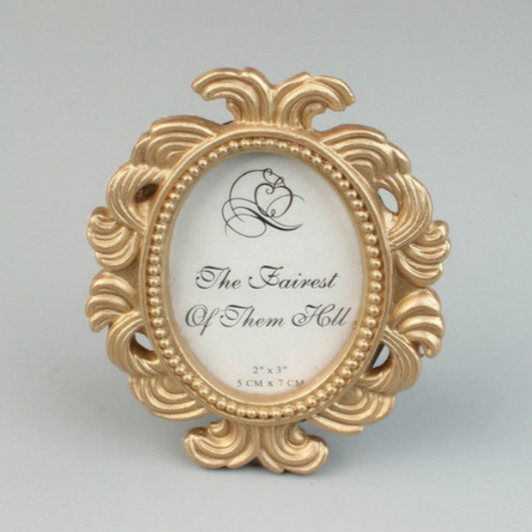 Floral Photo Round Picture Frame Holder Wedding Home Decor