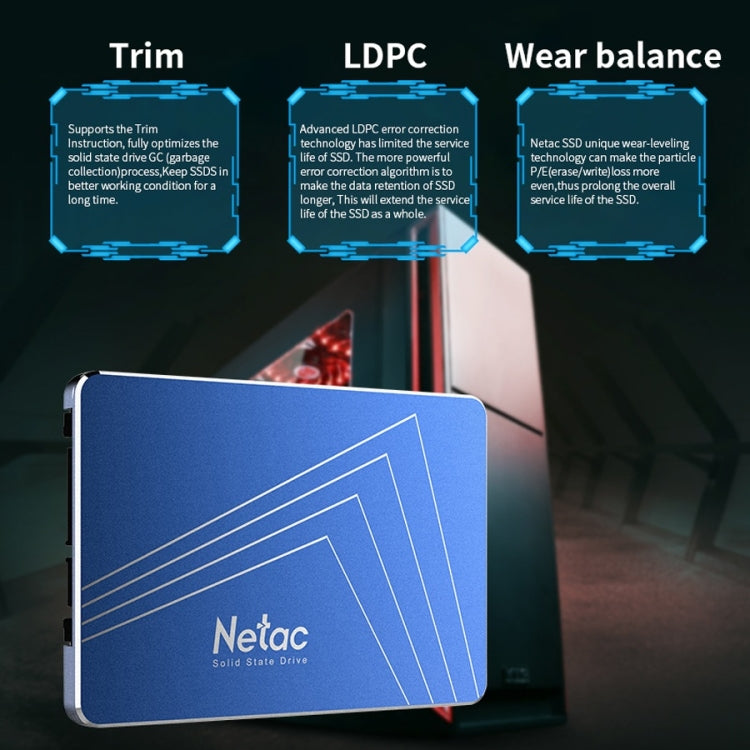 Netac N600S 1TB SATA 6Gb/s Solid State Drive, 1TB