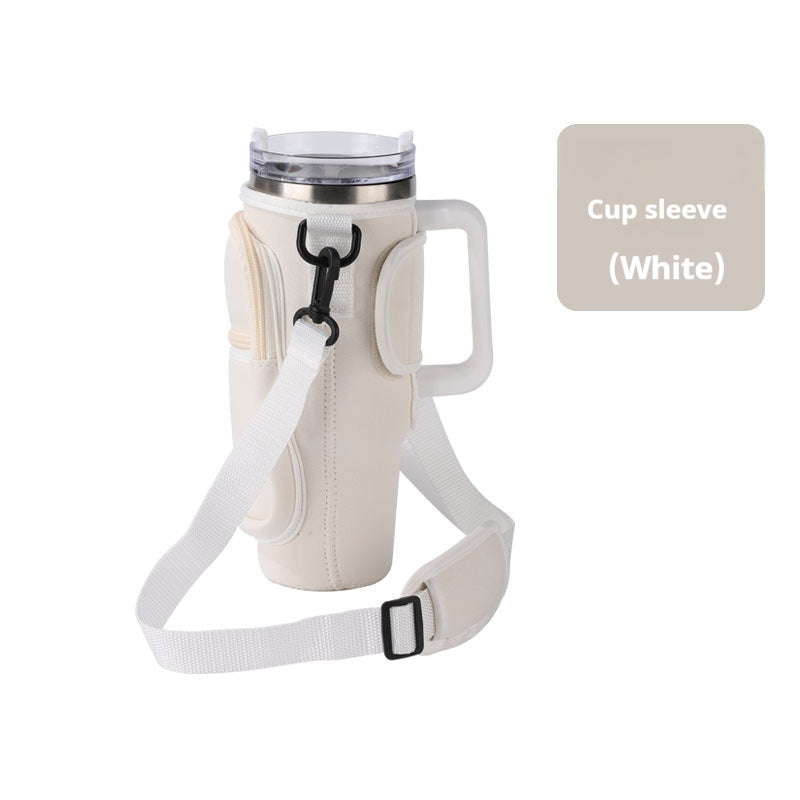 Cup Cover Car Handle Cup Cup Cover Crossbody Strap
