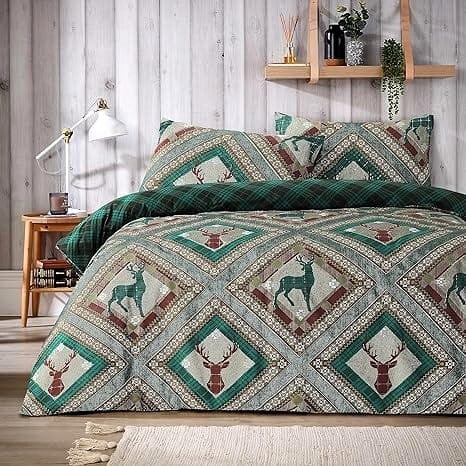 OLIVIA ROCCO Luxury Super Soft Cotton Rich Duvet Sets Easycare Comfortable Bedding Includes Duvet Cover & Pillowcases in Single Double King Size