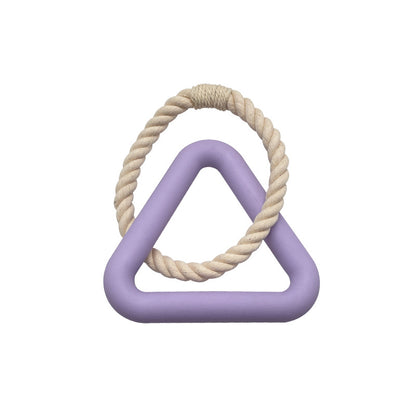 TUGME Exquisite Large Triangular Pull Ring, Bite-resistant And Wear-resistant Cotton Rope Pull Ring Toy Fully Interacts With Pets