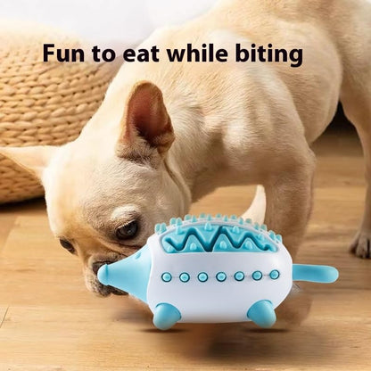 TUGME Dog Treat Interactive Chew Toy For Puppies Food-Leaking Design Teeth Grinding Cleaning Engaging Plaything For Dogs Encourages Healthy Eating And Weight Control