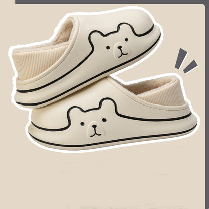 Women's Indoor Waterproof Cotton Slippers