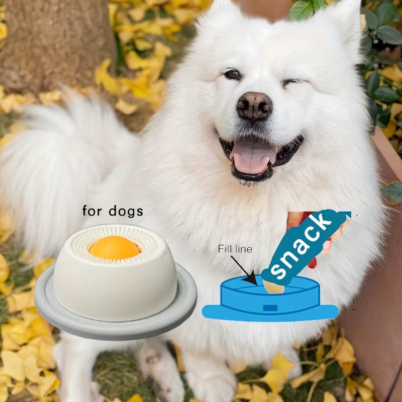 TUGME Lick Toys For Dogs Interactive Dog Toys Slow Feeder Food Dispenser For Puppy Training Enrichment Cat Feeding Crate Accessory