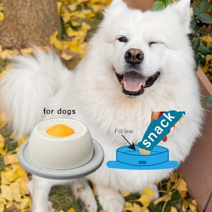 TUGME Lick Toys For Dogs Interactive Dog Toys Slow Feeder Food Dispenser For Puppy Training Enrichment Cat Feeding Crate Accessory