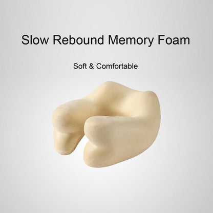 Travel Slow Rebound Memory Foam U-shaped Lunch Break Pillow