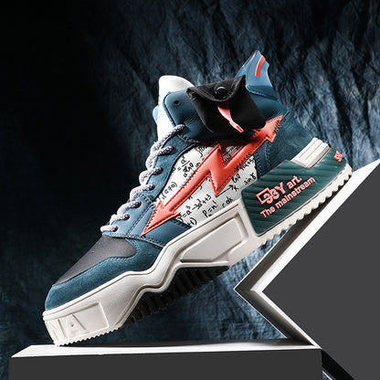 High-top Shoes Trend All-match Sports Casual Shoes