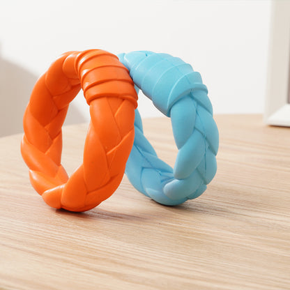 TUGME Teeth Leaking Dog Toy Can't Bite Interactive Training Inflated Ego Rubber Medium Dog Toy
