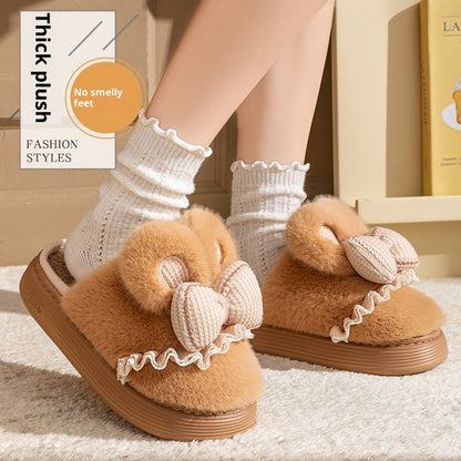 Indoor Warm Non-slip Cute Couples Cotton Shoes