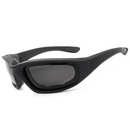 Cycling Sunglasses Chopper Outdoor Sports Glasses For Men Wrap Around UV400 Protection For Fishing Driving Glasses Wind Resistant Clear Yellow Gray Lens 3 Pack