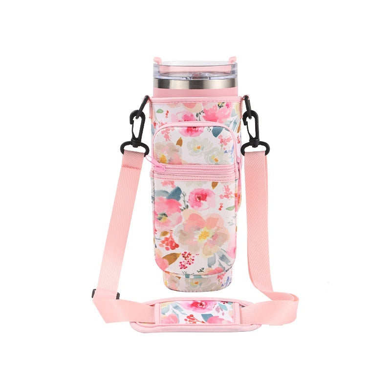 Cup Cover Car Handle Cup Cup Cover Crossbody Strap