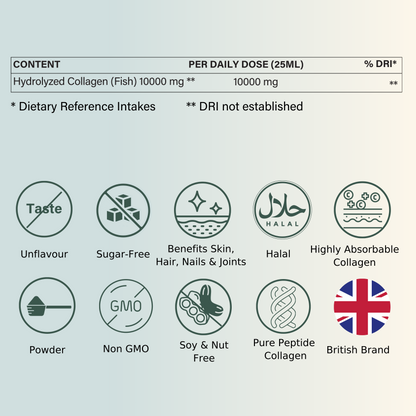 Pure Marine Collagen Peptides Powder 10,000Mg (NB)