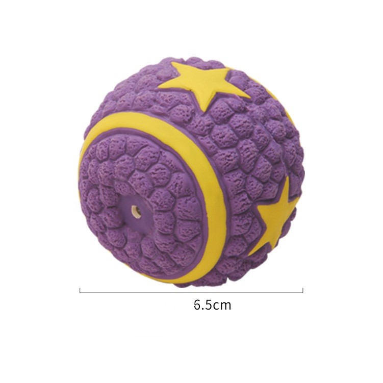 TUGME Rugby Tennis Dog Bite Sounding Ball Pet Toy
