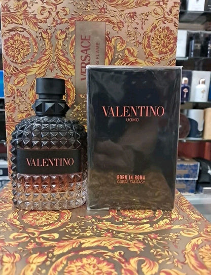 VALENTINO UOMO BORN IN ROMA INTENSE EAU DE PARFUM SPRAY 3.4 Oz /100 ml sealed