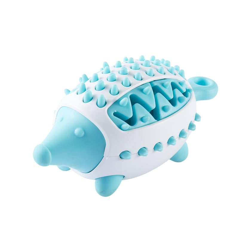 TUGME Dog Treat Interactive Chew Toy For Puppies Food-Leaking Design Teeth Grinding Cleaning Engaging Plaything For Dogs Encourages Healthy Eating And Weight Control