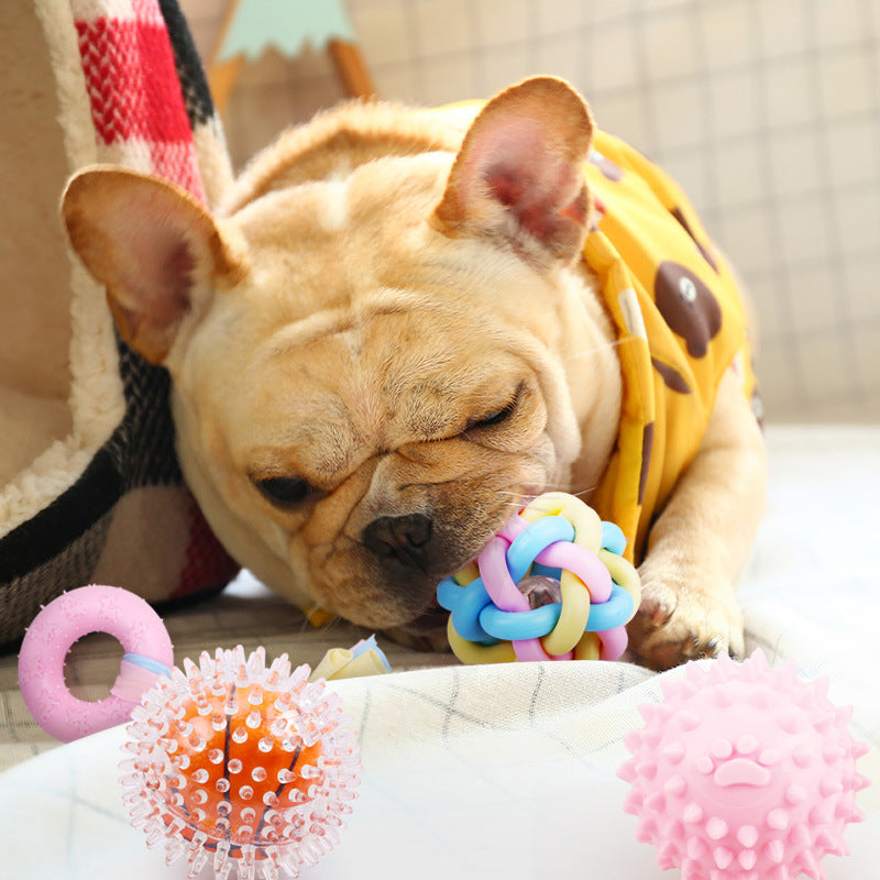 TUGME Non-toxic Pet Dog Puppy Training Toy Chew Rubber Toys