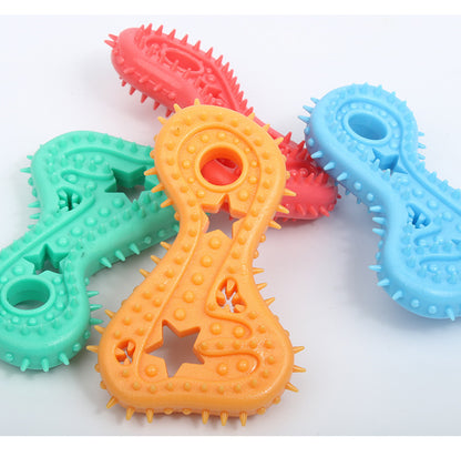 TUGME Pet Toys For Small Dogs Rubber Resistance To Bite Dog Toy Teeth Cleaning Chew Training Toys Pet Supplies Puppy Dogs