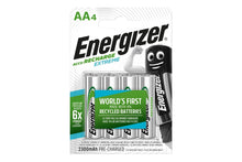 Energizer Recharge Extreme 2300mAh Ni-MH AA Rechargeable Batteries - Pack of 4