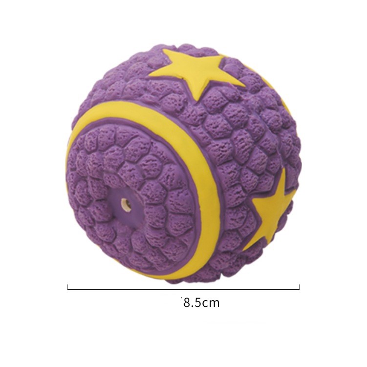 TUGME Rugby Tennis Dog Bite Sounding Ball Pet Toy