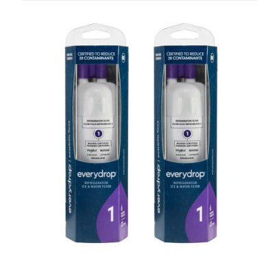 Genuine EveryDrop EDR1RXD1 Refrigerator water filter 1, Replacement for whirlpool Maytag Amana – 1 to 4 Pack