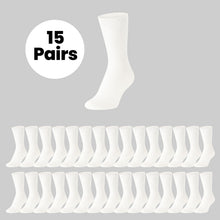 15 Pairs Mens Cotton Rich Performance Sport Socks Outdoor Athletics Running Hiking Football Black Grey White Sock Cushioned Anti-Blister Moisture-Wicking Breathable Comfortable UK 6-11 by Sock Stack