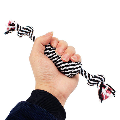 Pet cotton rope toy molar bite rope
