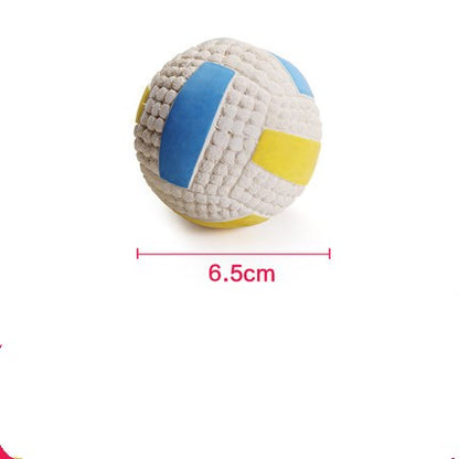 TUGME Rugby Tennis Dog Bite Sounding Ball Pet Toy
