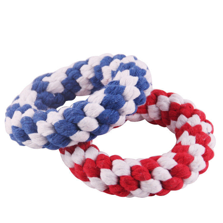 TUGME Dog Toy Cotton Rope Toy Teeth Teeth Bite Molar Teeth Bite Toy Cotton Rope Ball