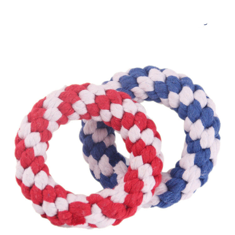 TUGME Dog Toy Cotton Rope Toy Teeth Teeth Bite Molar Teeth Bite Toy Cotton Rope Ball