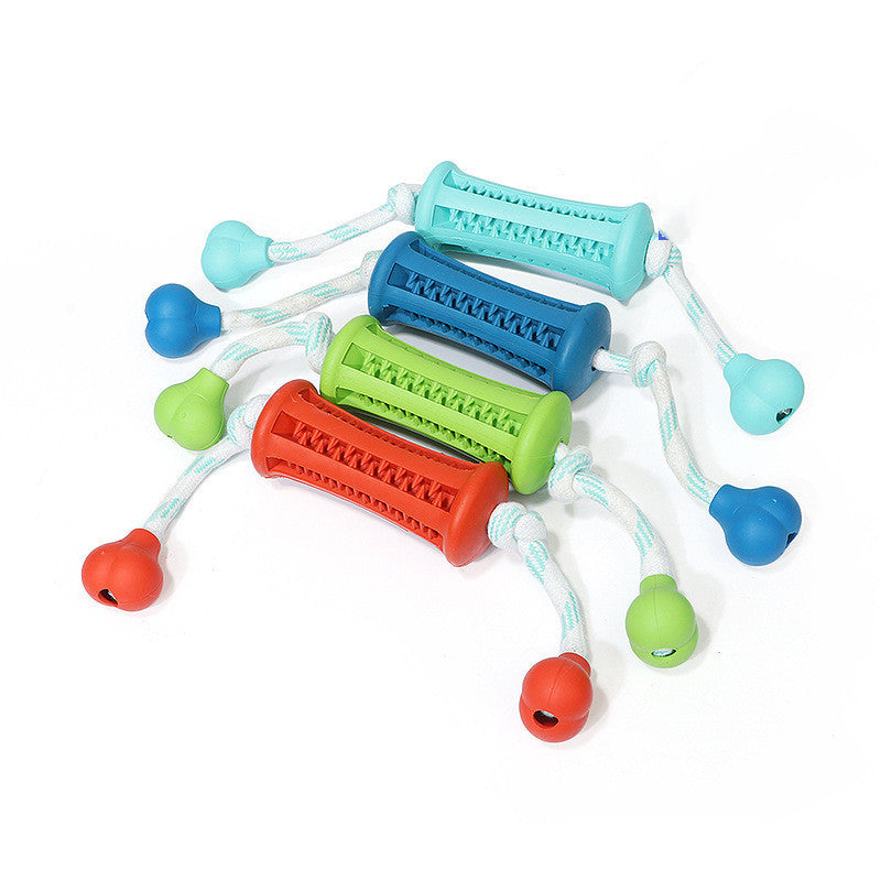 TUGME The Dog Rubber Toy Molar Teeth Cleaning Rod Wears The Rope To Bite The Rope