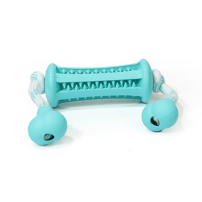 TUGME The Dog Rubber Toy Molar Teeth Cleaning Rod Wears The Rope To Bite The Rope