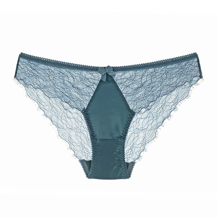 Full Lace Satin Soft Women's Briefs