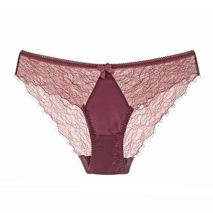 Full Lace Satin Soft Women's Briefs