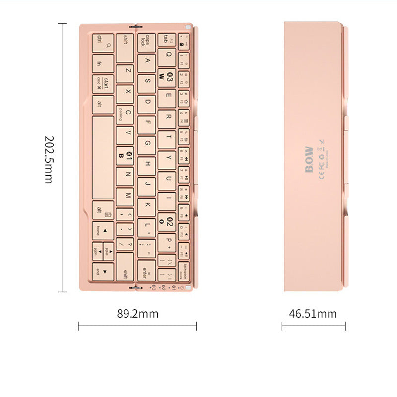 Retractable Bluetooth keyboard