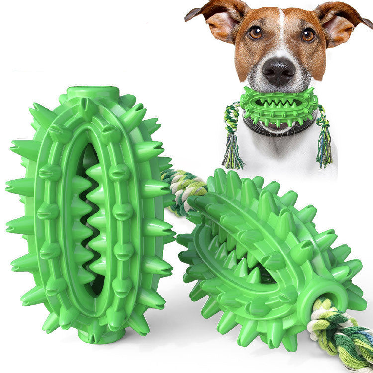 TUGME Dog Toy With Rope Fairy Ball Molar Stick Toothbrush Dog Vent Chew
