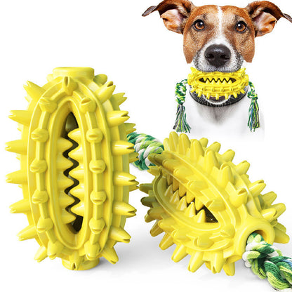 TUGME Dog Toy With Rope Fairy Ball Molar Stick Toothbrush Dog Vent Chew