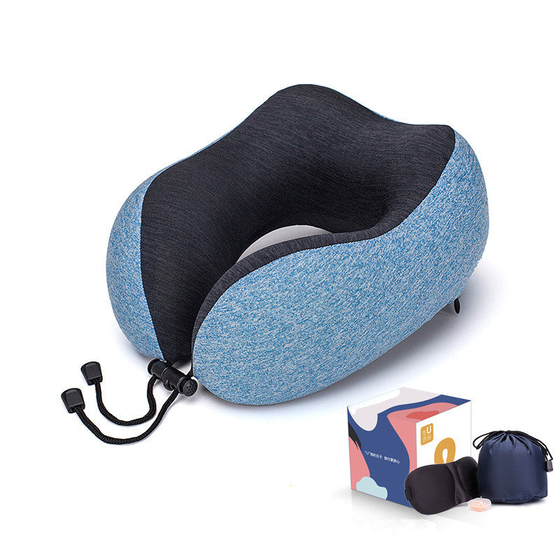 Slow Rebound Memory Foam Pillow Travel U-Shaped Pillow