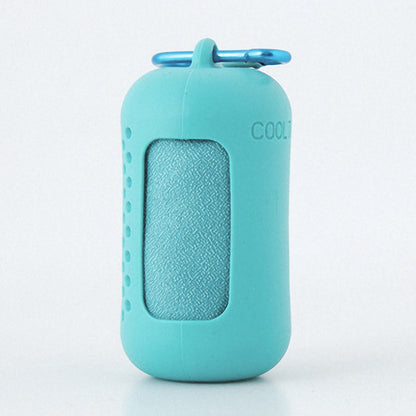 Portable Silicone Cold Towel Microfiber