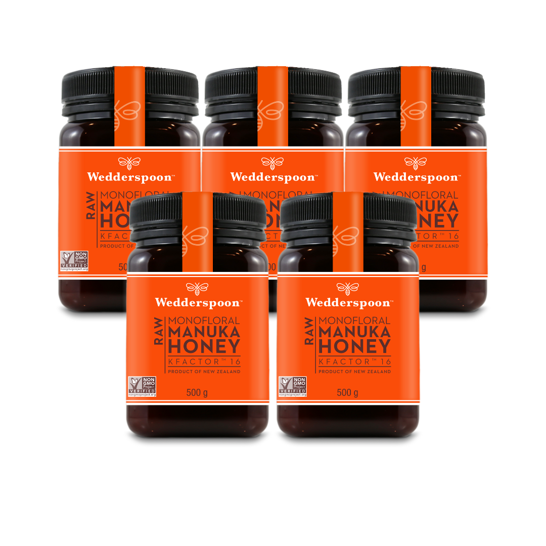 Wedderspoon RAW Manuka Honey KFactor 16+ 500g