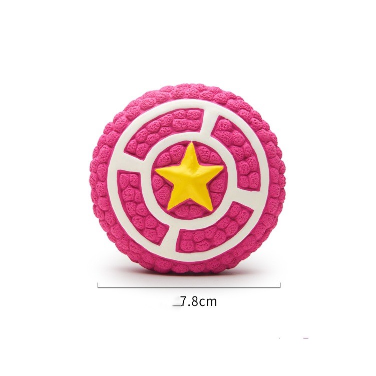 TUGME Rugby Tennis Dog Bite Sounding Ball Pet Toy